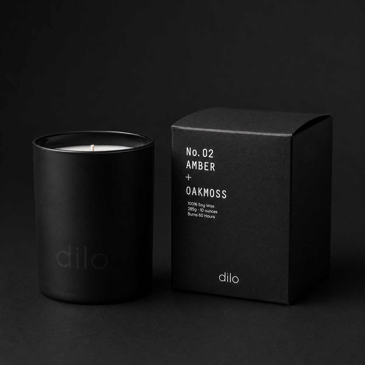 No. 02 Amber + Oakmoss Candle - Shades Collection – dilo
