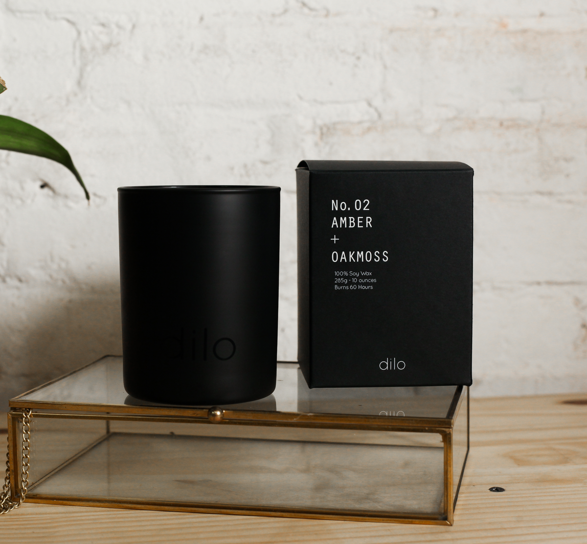 No. 02 Amber + Oakmoss Candle- Shades Collection – dilo