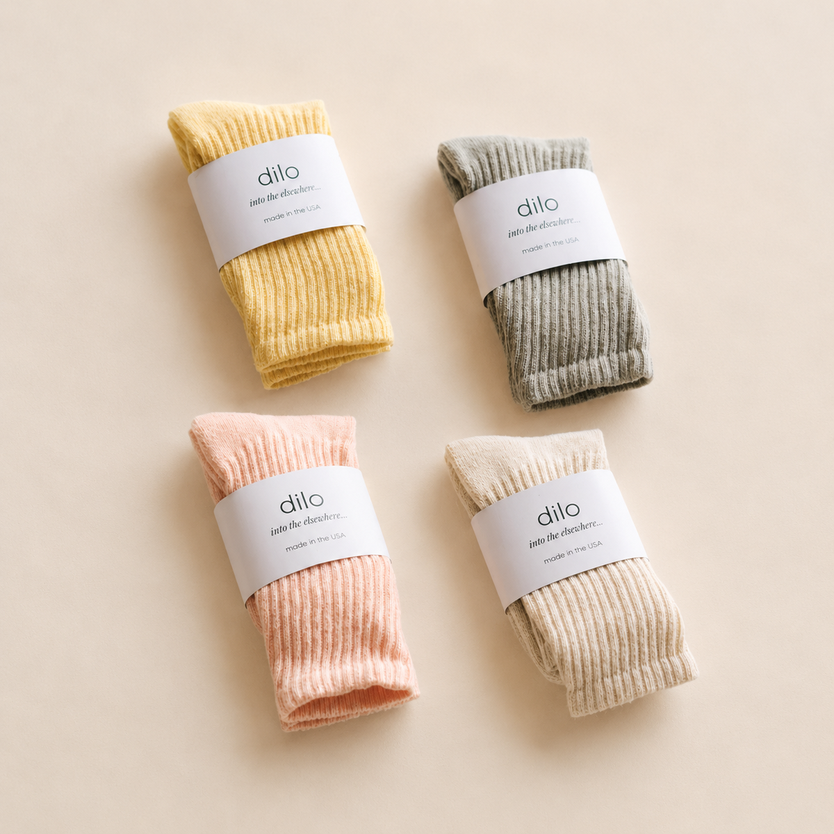 Dilo Set elsewhere Retro Crew Sock Set - Full Set - 4 Pairs – dilo