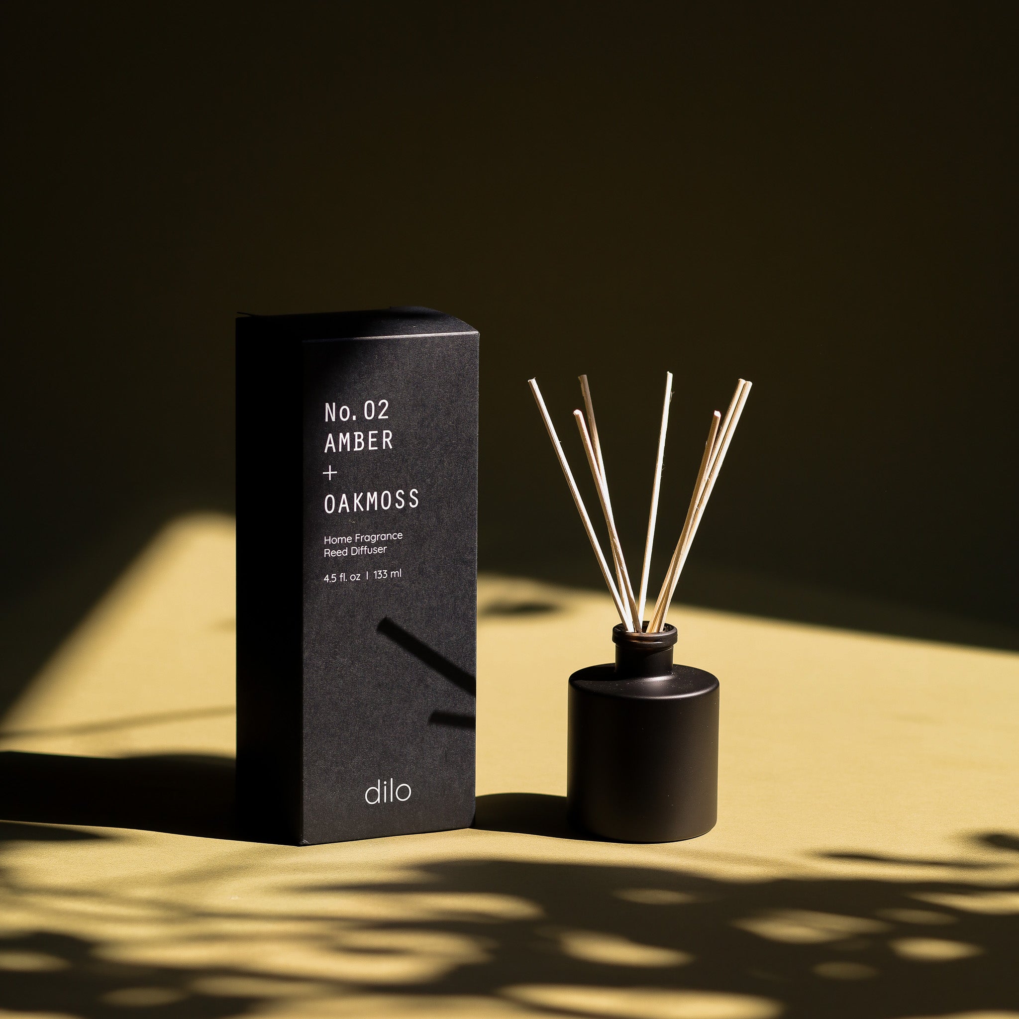 No. 02 Amber + Oakmoss Reed Diffuser - SHADES COLLECTION – dilo