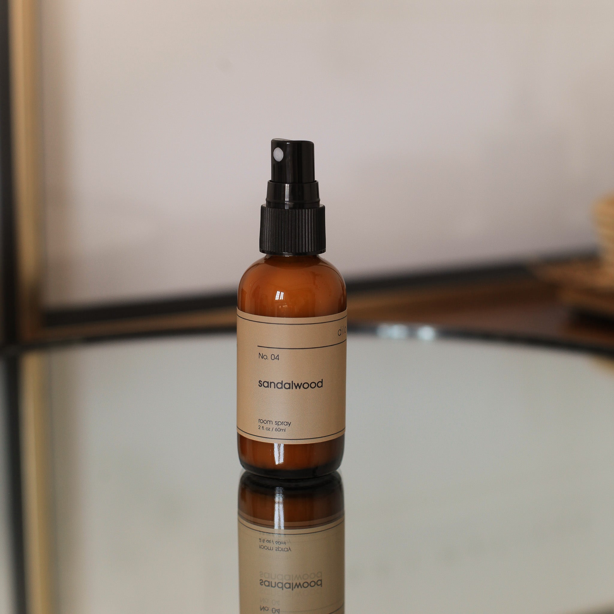 sandalwood tobacco room spray This Solid Rock |Violet, & Leaf and Linen buttery wood quality No. 04 - Sandalwood Room