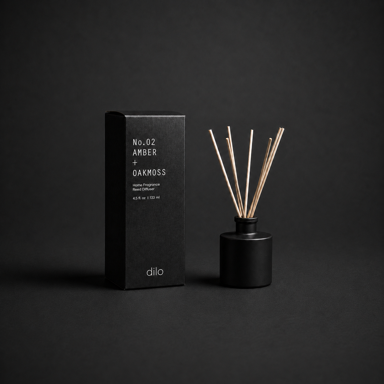 No. 02 Amber + Oakmoss Reed Diffuser - SHADES COLLECTION – dilo